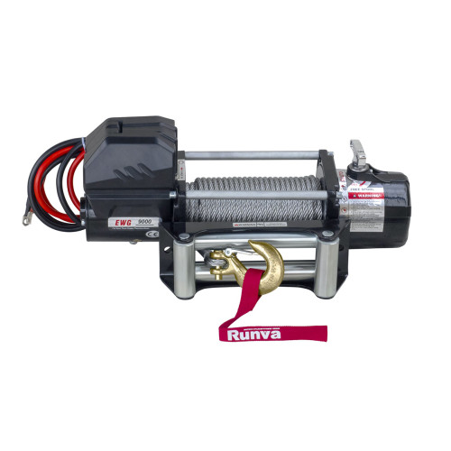 Лебёдка автомобильная электрическая 12V Magnum 9000 lbs 4200 кг (стальной трос)