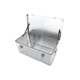 Ящик алюминиевый РИФ усиленный с замком 902х495х379 мм (ДхШхВ)