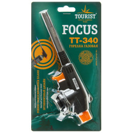 Резак газовый TOURIST FOCUS с пьезоподжигом, с соплом паяльного типа
