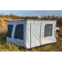 Стенки к автомобильной веерной маркизе (тамбур) РИФ  2х2,3 м, с полом (правые)