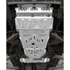 Защита Falcon радиатора, картера, РК, КПП для Toyota Land Cruiser Prado 150 TX, дизель без КДСС, алюминий, 8 мм