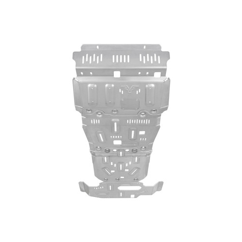 Защита Falcon радиатора, картера, РК, КПП для Toyota Land Cruiser Prado 150 TX, дизель без КДСС, алюминий, 8 мм