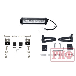 Светодиодная фара водительского света РИФ с ДХО 307 мм 64W