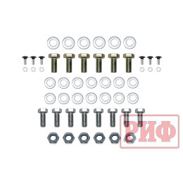 Бампер РИФ силовой задний TANK 300 с квадратом под фаркоп, фонарями, с отверстиями под систему контроля слепых зон