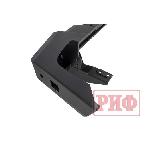 Бампер РИФ силовой задний TANK 300 с квадратом под фаркоп, фонарями, с отверстиями под систему контроля слепых зон