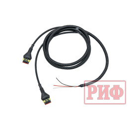 Бампер РИФ силовой задний TANK 300 с квадратом под фаркоп, фонарями, с отверстиями под систему контроля слепых зон