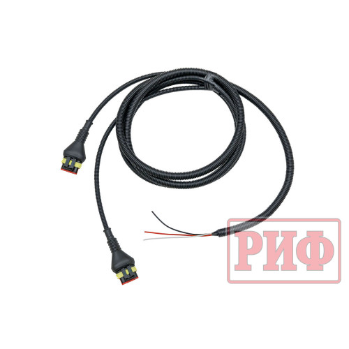 Бампер РИФ силовой задний TANK 300 с квадратом под фаркоп, фонарями, с отверстиями под систему контроля слепых зон