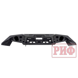 Бампер РИФ силовой передний Toyota Land Cruiser Prado 120 c защитой бачка омывателя