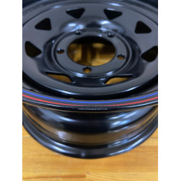 Диск усиленный УАЗ стальной черный 5x139,7 7xR15 d110 ET+10 (треугольник мелкий)