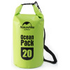 Гермомешок Naturehike Ocean Pack  20 л. (зелёный)