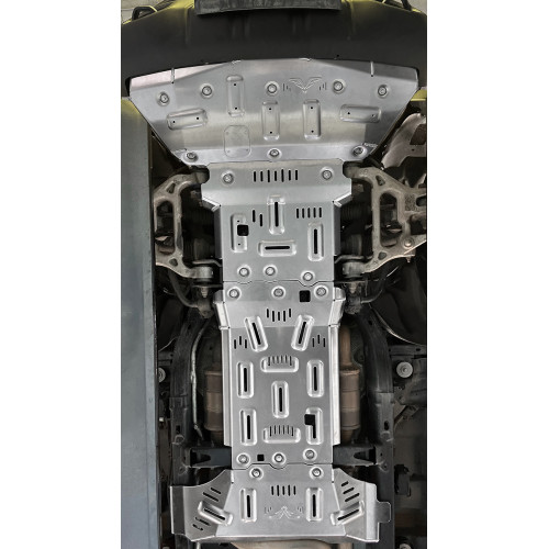 Защита Falcon радиатора, картера, РК, КПП для RAM (Dodge) 1500 TRX 6.2T бензин, алюминий 8 мм