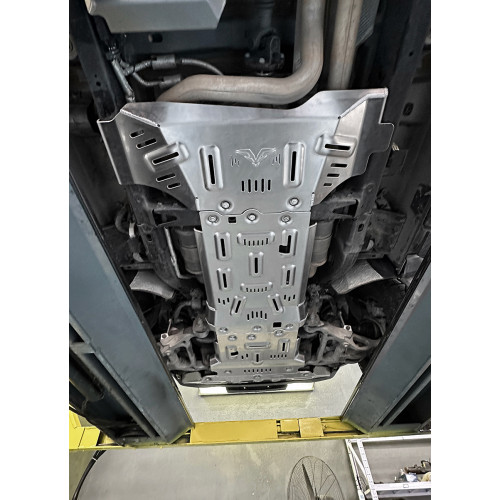 Защита Falcon радиатора, картера, РК, КПП для RAM (Dodge) 1500 TRX 6.2T бензин, алюминий 8 мм