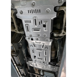 Защита Falcon радиатора, картера, РК, КПП для RAM (Dodge) 1500 TRX 6.2T бензин, алюминий 8 мм