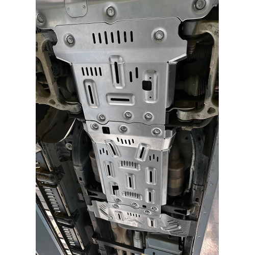 Защита Falcon радиатора, картера, РК, КПП для RAM (Dodge) 1500 TRX 6.2T бензин, алюминий 8 мм