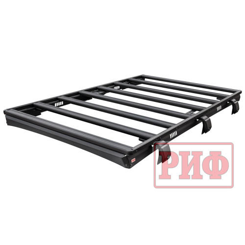 Багажник экспедиционный (платформа) алюминиевый РИФ 1250x2080 мм для Nissan Patrol Y61 2004+ (с крепежом)