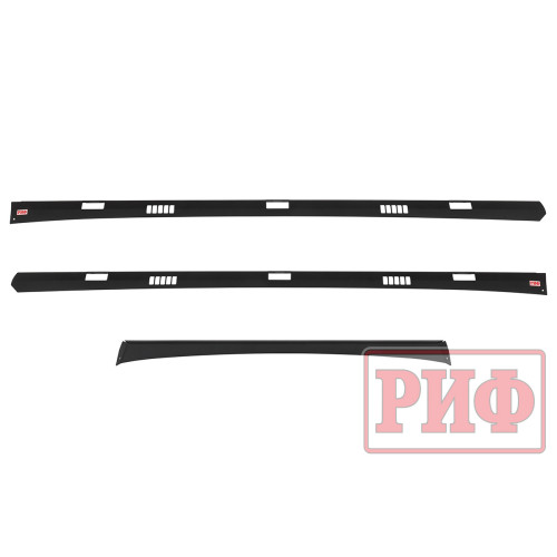 Багажник экспедиционный (платформа) алюминиевый РИФ 1250x2080 мм для Nissan Patrol Y61 2004+ (с крепежом)