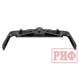 Бампер РИФ силовой задний Toyota Land Cruiser 76 2007+ с квадратом под фаркоп и фонарями