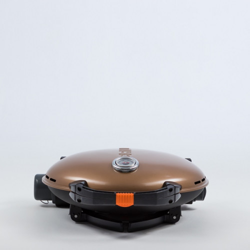 Гриль газовый O-GRILL 700T bicolor черный-золотистый (в комплекте адаптер тип А)