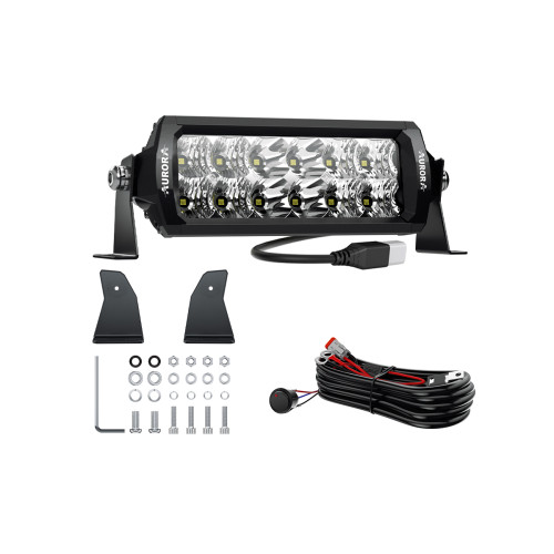 Светодиодная фара комбинированного света AURORA 152 мм 60W LED