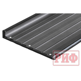 Крышка кузова РИФ для Changan Hunter Plus, роллета раздвижная 1650х1666 мм, алюминиевая, черная