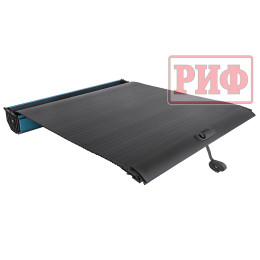 Крышка кузова РИФ для Changan Hunter Plus, роллета раздвижная 1650х1666 мм, алюминиевая, черная