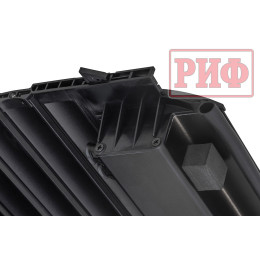 Крышка кузова РИФ для Changan Hunter Plus, роллета раздвижная 1650х1666 мм, алюминиевая, черная