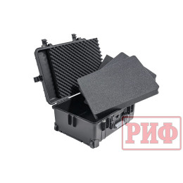 Кейс защитный ударопрочный РИФ 560х455х265 мм на колесах с телескопической ручкой IP55