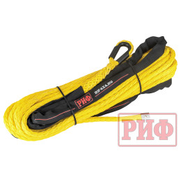 Трос для лебёдки синтетический РИФ 10 мм/26 м, желтый