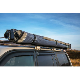 Маркиза автомобильная РИФ веерная, безопорная 2,3х2 м (левая)