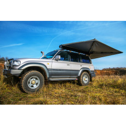 Маркиза автомобильная РИФ веерная, безопорная 2,3х2 м (левая)