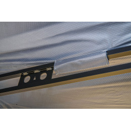 Маркиза автомобильная РИФ веерная, безопорная 2,3х2 м (левая)