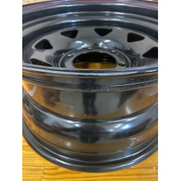 Диск усиленный стальной черный 6x139,7 8xR16 ET0 (треугольник мелкий)