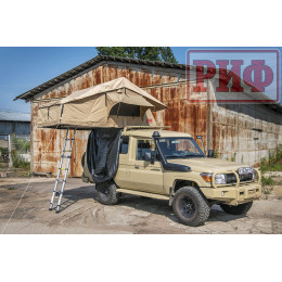 Палатка на крышу автомобиля РИФ Soft RT02-140, тент песочный