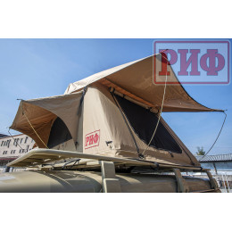 Палатка на крышу автомобиля РИФ Soft RT02-140, тент песочный