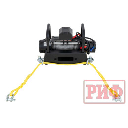 Лебёдка переносная РИФ 12000 c площадкой и проводами (стальной трос)