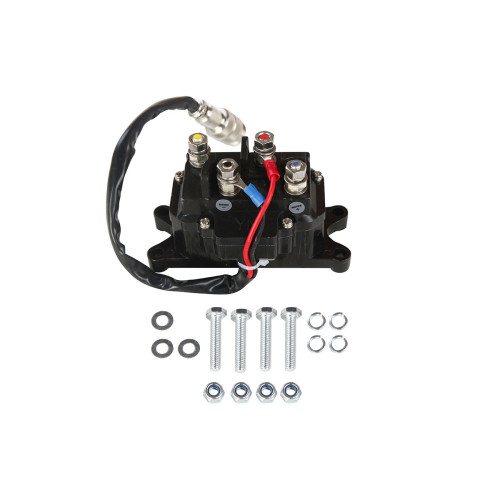 Лебёдка электрическая 12V Runva 2500A lbs 1140 кг (синтетический трос)