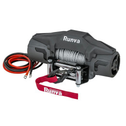 Лебёдка автомобильная электрическая 12V Runva 6000 lbs 2722 кг (стальной трос)