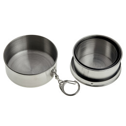 Стакан складной TOURIST "Дружба", 150 мл, нержавеющая. сталь