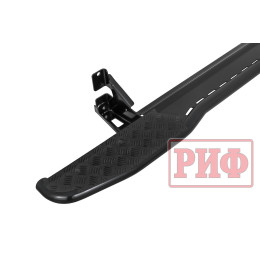 Пороги РИФ силовые Toyota Land Cruiser Prado 120 черные