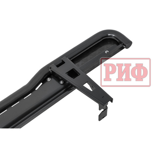 Пороги РИФ силовые Toyota Land Cruiser Prado 120 черные