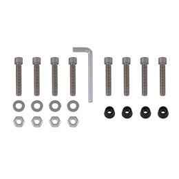 Крышка кузова РИФ для Foton Tunland V7VG9, роллета раздвижная, 1635x1659 мм, алюминиевая, черная