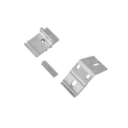 Крышка кузова РИФ для Foton Tunland V7VG9, роллета раздвижная, 1635x1659 мм, алюминиевая, черная