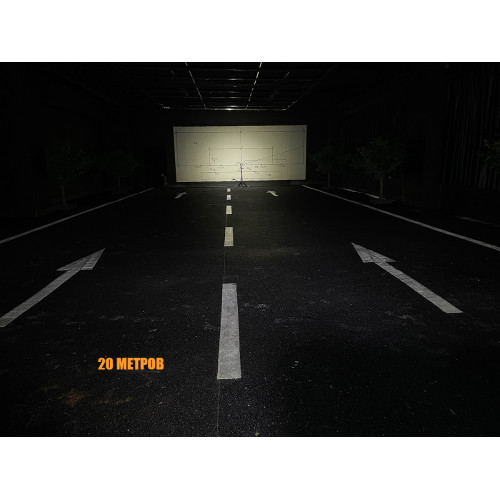 Светодиодная фара дальнего света РИФ 89 мм 20W LED