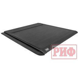 Крышка кузова РИФ для Sollers ST6, роллета раздвижная с электроприводом 1538х1606 мм, алюминиевая, черная