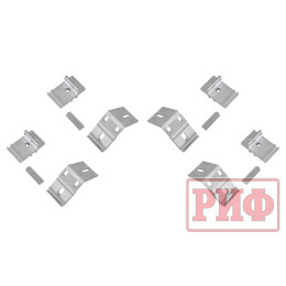 Крышка кузова РИФ для Sollers ST6, роллета раздвижная с электроприводом 1538х1606 мм, алюминиевая, черная