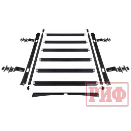 Багажник экспедиционный (платформа) алюминиевый РИФ 1250x1510 мм для ВАЗ Нива (с крепежом)