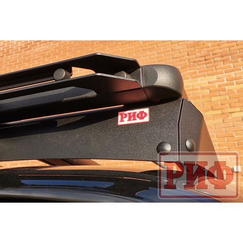 Багажник экспедиционный (платформа) алюминиевый РИФ 1250x1510 мм для ВАЗ Нива (с крепежом)