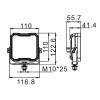 Фара водительского света РИФ 45W LED