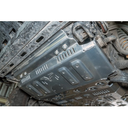 Защита Falcon радиатора, картера, РК, КПП для Tank 300 Off-road version, расширен., алюминиевая. 8 мм