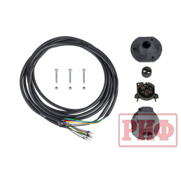 Бампер РИФ силовой задний JAC T6, SOLLERS ST6 с квадратом под фаркоп и фонарями